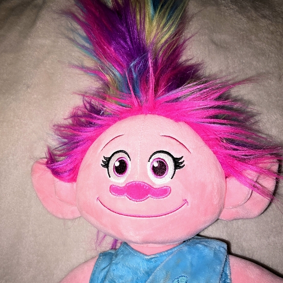 18” LG Build a Bear Workshop Trolls World Tour Princess Poppy Plush Doll Toy BAB - Picture 2 of 6